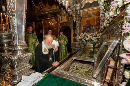 Из проповеди в день памяти преподобного Сергия Радонежского после Литургии в Троице-Сергиевой лавре